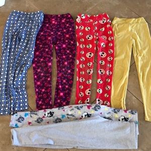 Girls Lularoe/Kirkland Leggings Bundle